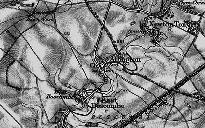 Old map of Allington in 1898