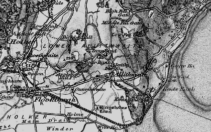 Old map of Allithwaite in 1898