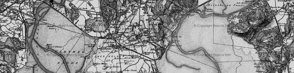 Old map of Allithwaite in 1898