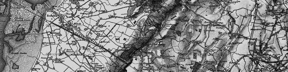 Old map of Almondsbury in 1898