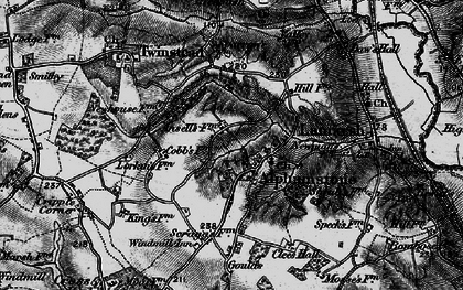 Old map of Alphamstone in 1895