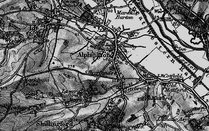 Old map of Alphington in 1898