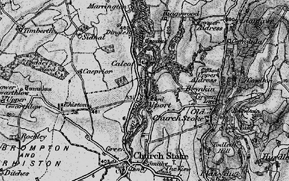 Old map of Alport in 1899