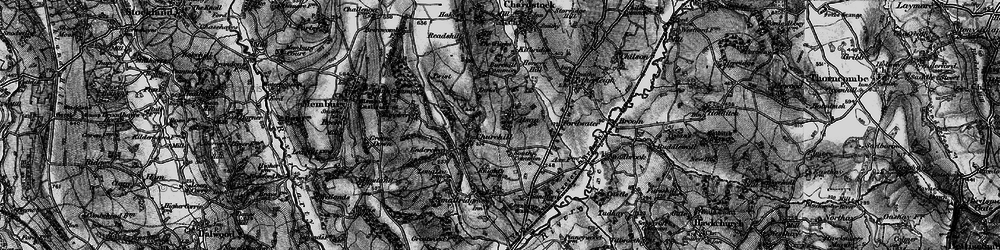 Old map of Alston in 1898