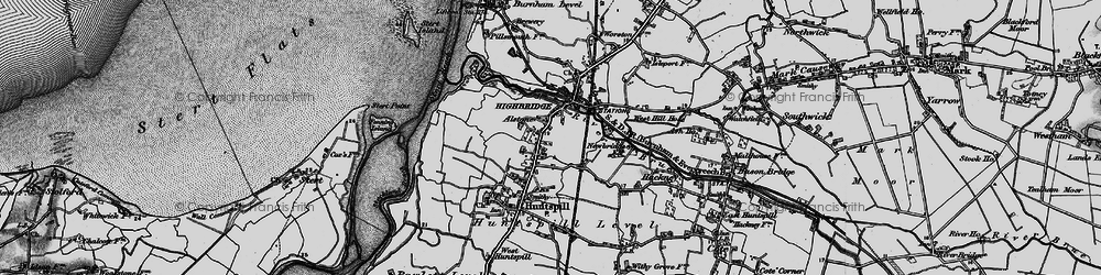 Old map of Alstone in 1898