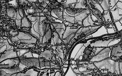 Old map of Altbough in 1896