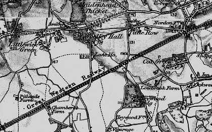 Old map of Altmore in 1895