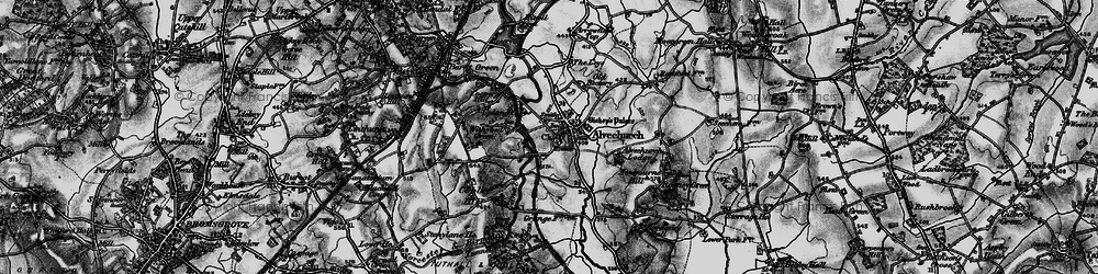 Old map of Alvechurch in 1898