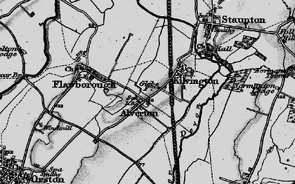 Old map of Alverton in 1899