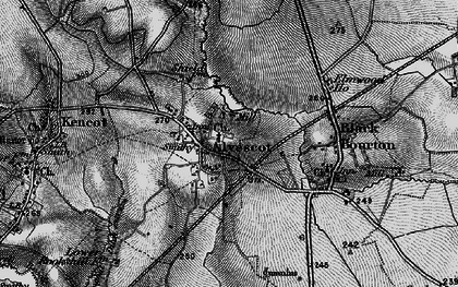Old map of Alvescot in 1896