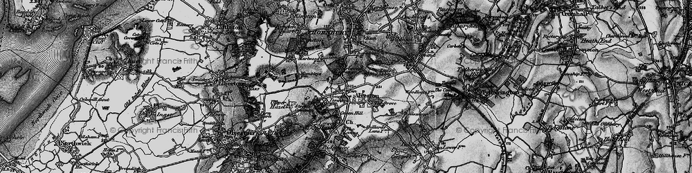 Old map of Alveston in 1897