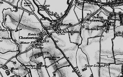 Old map of Alwalton in 1898