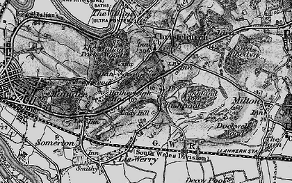 Old map of Alway in 1897