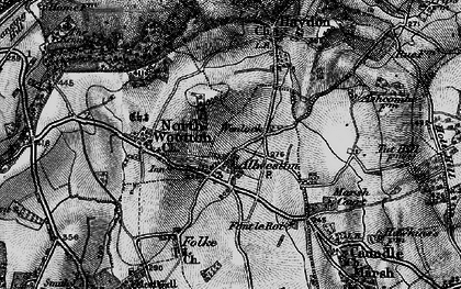 Old map of Alweston in 1898