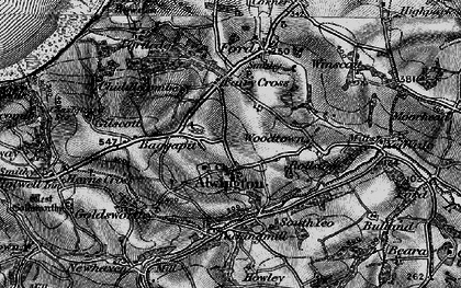 Old map of Alwington in 1895