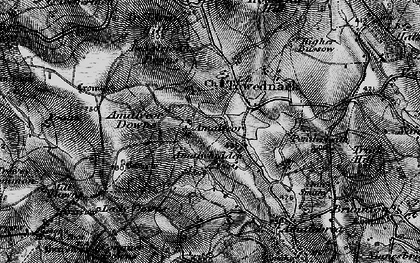 Old map of Amalveor in 1896