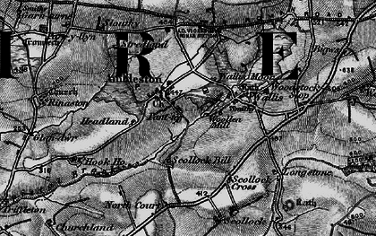 Old map of Ambleston in 1898