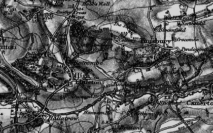 Old map of Amesbury in 1898