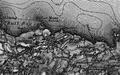 Old map of Amlwch Port in 1899