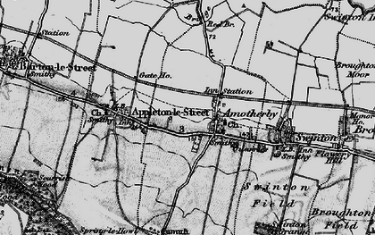 Old map of Amotherby in 1898