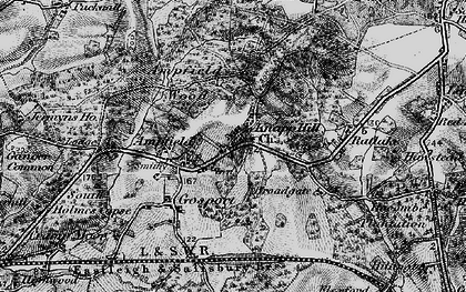 Old map of Ampfield Wood in 1895