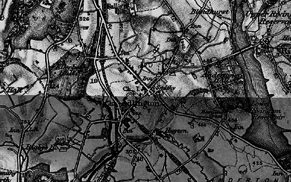 Old map of Anderton in 1896