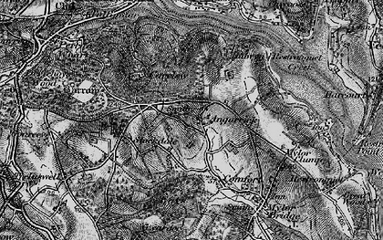 Old map of Angarrick in 1895