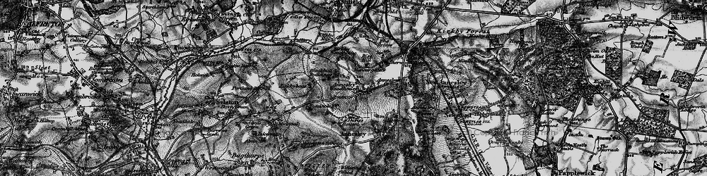 Old map of Annesley Woodhouse in 1895