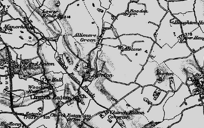 Old map of Apeton in 1897