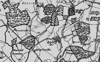 Old map of Apley in 1899