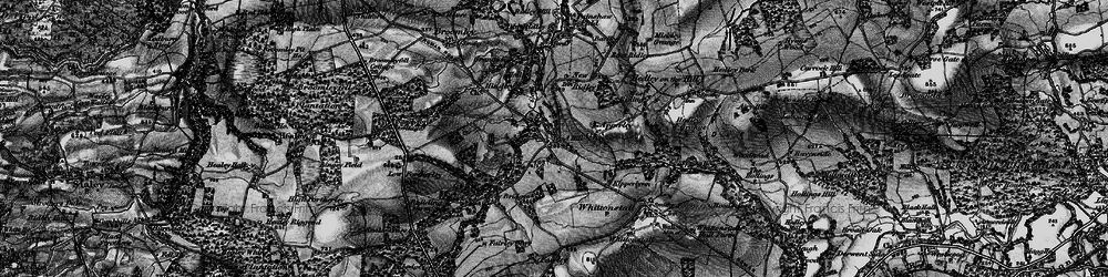 Old map of Apperley Dene in 1898