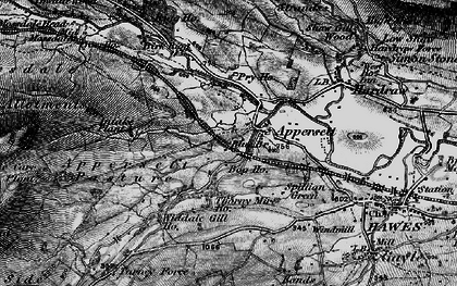 Old map of Appersett in 1897
