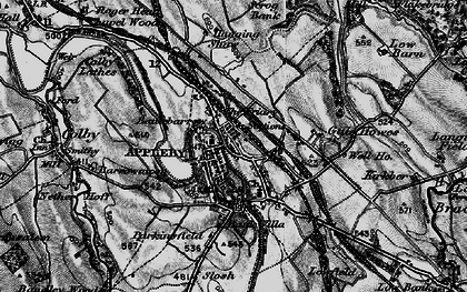 Old map of Battlebarrow Ho in 1897