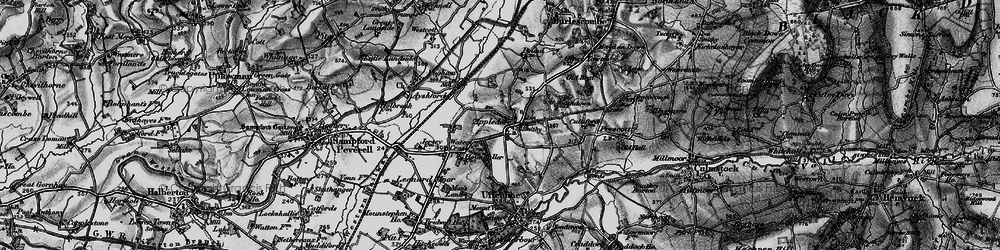 Old map of Leonard Moor in 1898