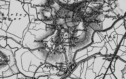 Old map of Appledore Heath in 1895
