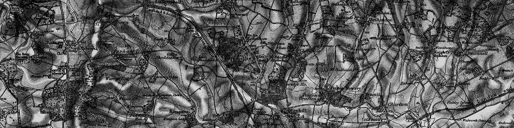 Old map of Appleshaw in 1895