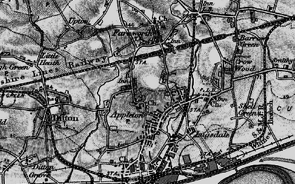 Old map of Appleton in 1896