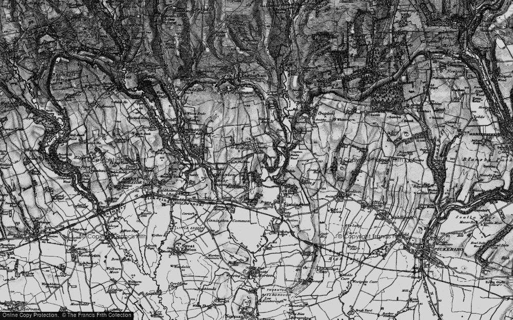 Old Map of Appleton-le-Moors, 1898 in 1898