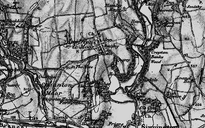 Old map of Bishop Hagg Wood in 1898