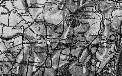 Old map of Apse Heath in 1895