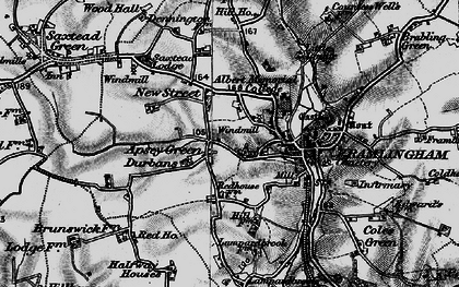 Old map of Apsey Green in 1898