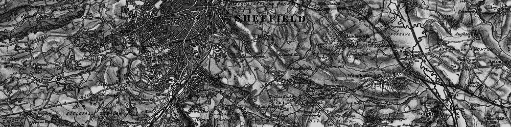Old map of Arbourthorne in 1896
