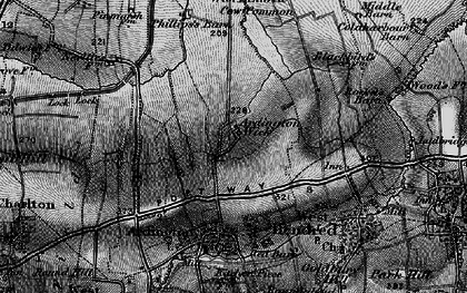 Old map of Ardington Wick in 1895