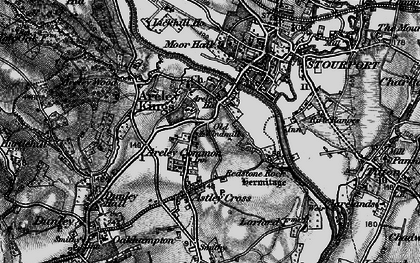 Old map of Areley Kings in 1898