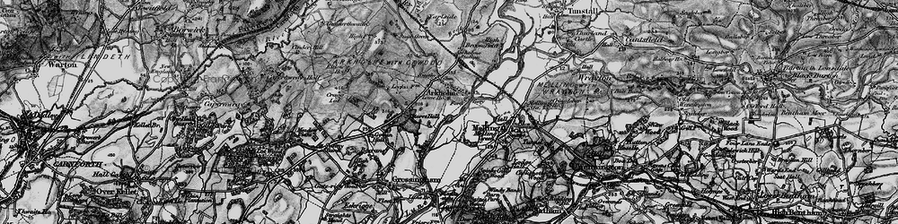 Old map of Arkholme in 1898
