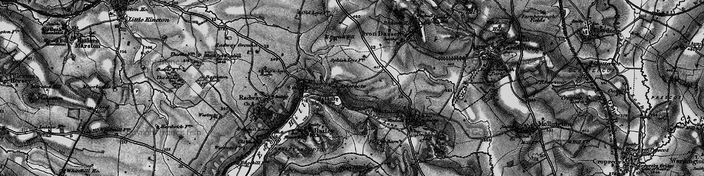 Old map of Arlescote in 1896