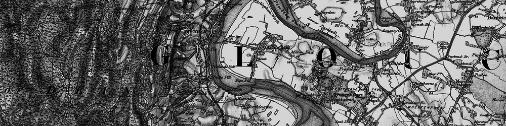 Old map of Arlingham in 1896