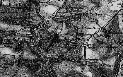 Old map of White Cawsey in 1898