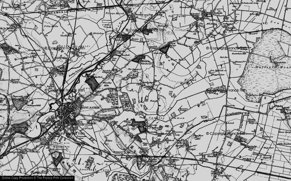 Old Map of Armthorpe, 1895 in 1895