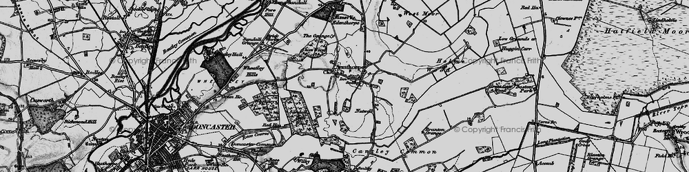 Old map of Armthorpe in 1895